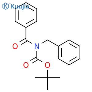 Carbamic acid, benzoyl(phenylmethyl)-, 1,1-dimethylethyl ester structure