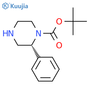 tert-butyl (2R)-2-phenylpiperazine-1-carboxylate structure