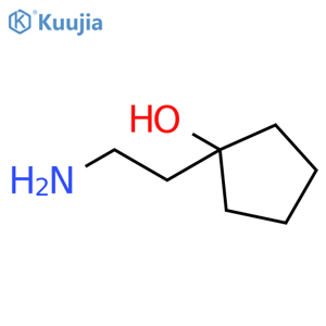 1-(2-Aminoethyl)cyclopentanol structure