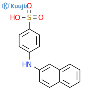 4-(Naphthalen-2-ylamino)benzenesulfonic acid structure