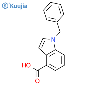 1-Benzyl-1H-indole-4-carboxylic acid structure