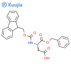 Fmoc-Asp-OBzl structure