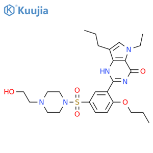 Mirodenafil structure