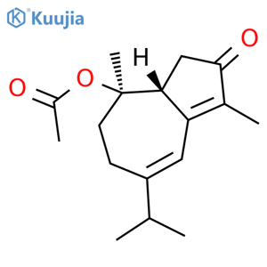 (8R,8aR)-8-(Acetyloxy)-6,7,8,8a-tetrahydro-3,8-dimethyl-5-(1-methylethyl)-2(1H)-azulenone structure