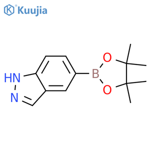 5-(tetramethyl-1,3,2-dioxaborolan-2-yl)-1H-indazole structure