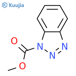 1H-Benzotriazole-1-carboxylic Acid Methyl Ester structure