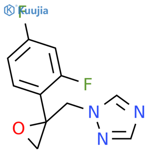 1-2-(2,4-Difluorophenyl)-2,3-epoxypropyl-1H-1,2,4-triazole structure