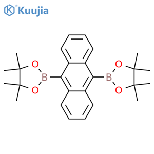 Anthracene-9,10-diboronic acid bis(pinacol) ester structure