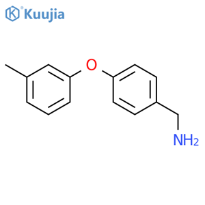 1-4-(3-Methylphenoxy)phenylmethanamine structure