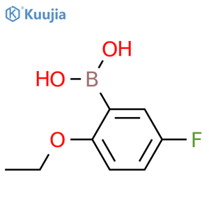 2-Ethoxy-5-fluorophenylboronic acid structure