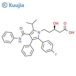 1H-Pyrrole-1-pentanoic acid, 2-(4-fluorophenyl)-β-hydroxy-5-(1-methylethyl)-3-phenyl-4-[(phenylamino)carbonyl]-, (βR)- structure