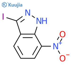 3-Iodo-7-nitro-1H-indazole structure