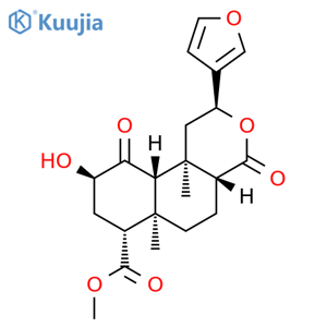 2H-Naphtho[2,1-c]pyran-7-carboxylic acid, 2-(3-furanyl)dodecahydro-9-hydroxy-6a,10b-dimethyl-4,10-dioxo-, methyl ester, (2S,4aR,6aR,7R,9R,10aS,10bR)- structure