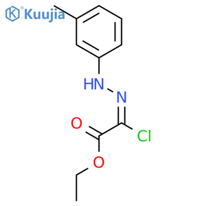 ACETIC ACID, CHLORO[(3-METHYLPHENYL)HYDRAZONO]-, ETHYL ESTER, (2E)- structure