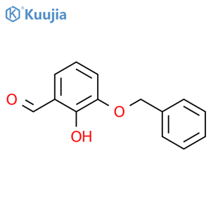 3-(benzyloxy)-2-hydroxybenzaldehyde structure