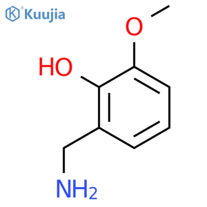 2-(aminomethyl)-6-methoxyphenol structure