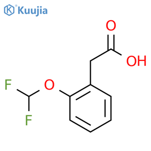 2-[2-(difluoromethoxy)phenyl]acetic acid structure