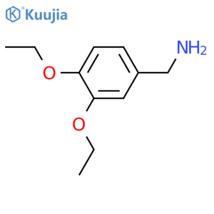 1-(3,4-Diethoxyphenyl)methanamine structure