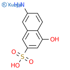 2-Amino-5-naphthol-7-sulfonic Acid structure