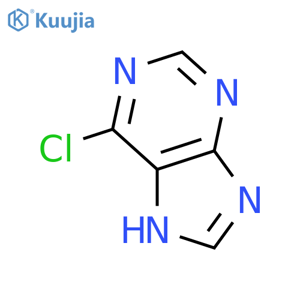 6-Chloropurine structure