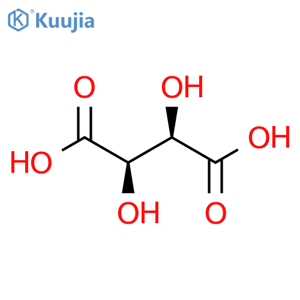 L(+)-Tartaric acid structure