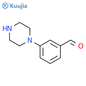 3-(Piperazin-1-yl)benzaldehyde structure