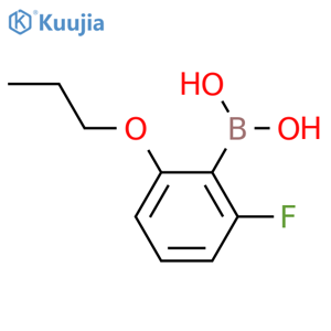 2-Fluoro-6-propoxyphenylboronic acid structure