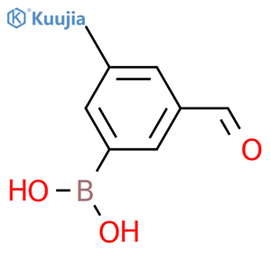 (3-Formyl-5-methylphenyl)boronic acid structure