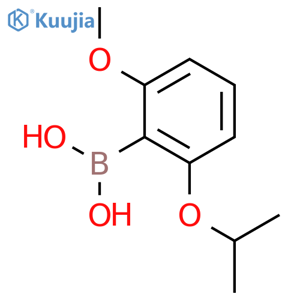 2-Isopropoxy-6-methoxyphenylboronic acid structure