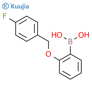 2-(4'-Fluorobenzyloxy)phenylboronic acid structure