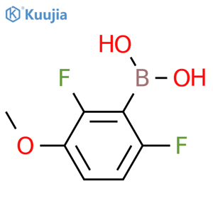 2,6-Difluoro-3-methoxyphenylboronic acid structure