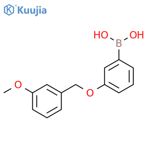 3-(3'-Methoxybenzyloxy)phenylboronic Acid structure