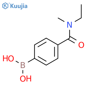 4-(Ethyl(methyl)carbamoyl)phenylboronic acid structure