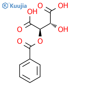 (2R,3R)-2-(Benzoyloxy)-3-hydroxysuccinic acid structure