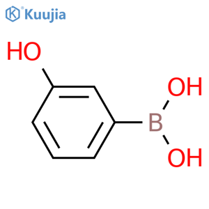 3-Hydroxyphenylboronic acid structure