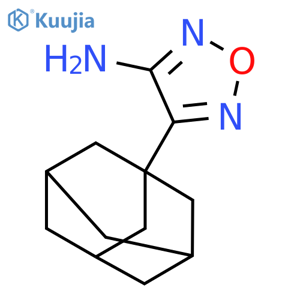 4-Tricyclo[3.3.1.13,7]dec-1-yl-1,2,5-oxadiazol-3-amine structure