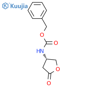 (S)-Benzyl (5-oxotetrahydrofuran-3-yl)carbamate structure