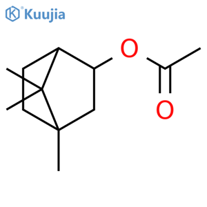 Bicyclo[2.2.1]heptan-2-ol, 4,7,7-trimethyl-, 2-acetate structure