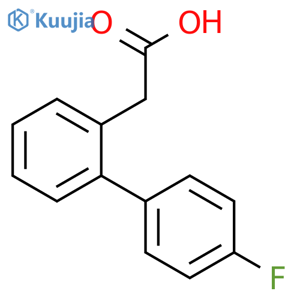 2-Biphenyl-4'-fluoro-acetic Acid structure