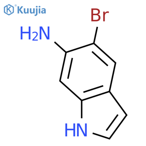 5-Bromo-1H-indol-6-amine structure