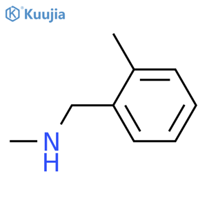 N-methyl-1-(2-methylphenyl)methanamine structure