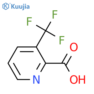 3-(trifluoromethyl)pyridine-2-carboxylic acid structure