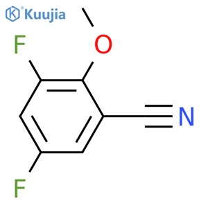 3,5-Difluoro-2-methoxybenzonitrile structure