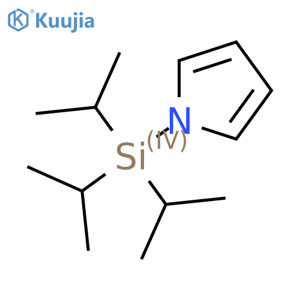 1-[tris(propan-2-yl)silyl]-1H-pyrrole structure