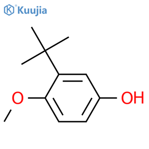 2-tert-Butyl-4-hydroxyanisole structure