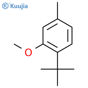 Benzene,1-(1,1-dimethylethyl)-2-methoxy-4-methyl- structure