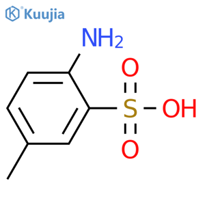 2-Amino-5-methylbenzene-1-sulfonic Acid structure