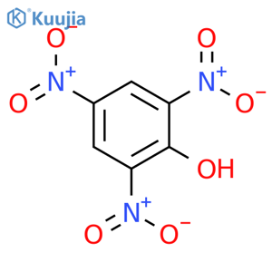 Carbazotic Acid (wetted with water, >30%) (Picric Acid) structure