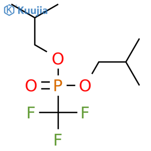 Phosphonic acid, (trifluoromethyl)-, bis(2-methylpropyl) ester structure