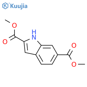 2,6-dimethyl 1H-indole-2,6-dicarboxylate structure